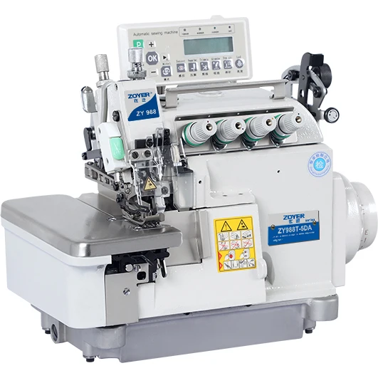 

ZY988T-5DA Zoyer Pegasus Ext top with bottom feed Auto-Trimmer Direct Drive Overlock Industrial Sewing Machine