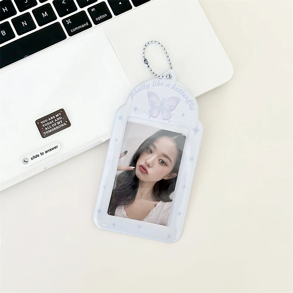 Чехол для ключей с рисунком в виде бабочки