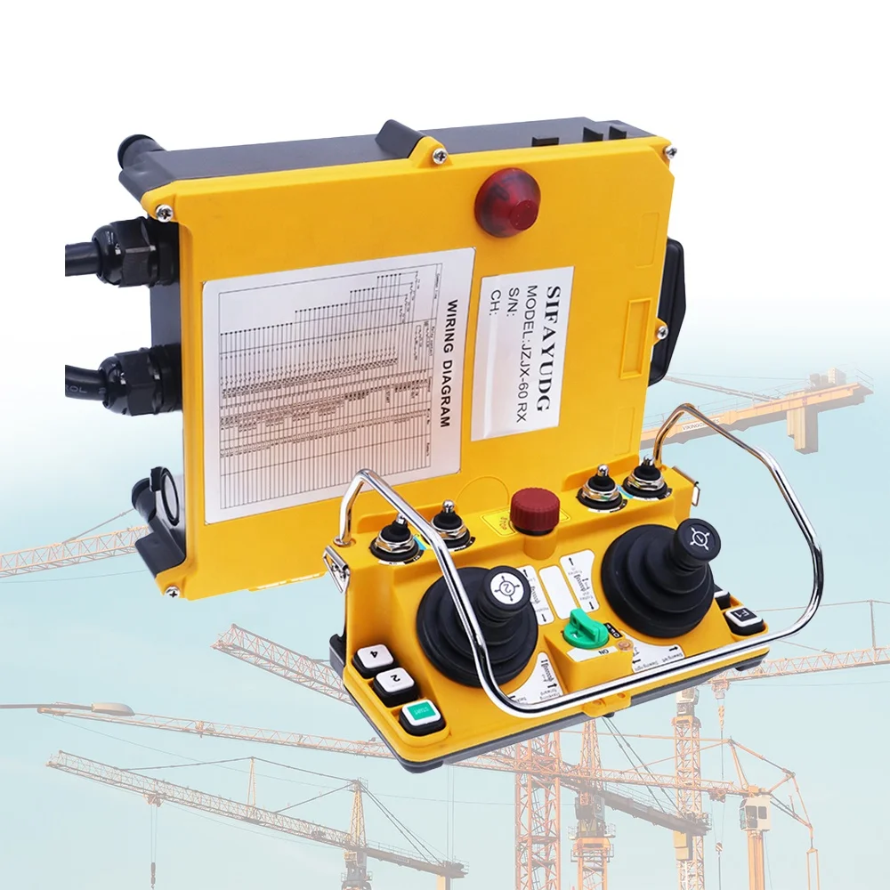 

NOMI Custom F24-60 Tower Truck Pump Crane Joystick Industrial Wireless Remote Control Automatic Waterproof IP65 Protection