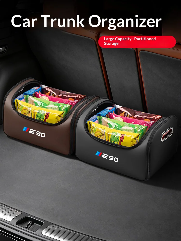 Car Trunk Organizing And Storage Box Large-capacity organizing and storage bag For BMW E90 E46 E60 E87 Automotive supplies