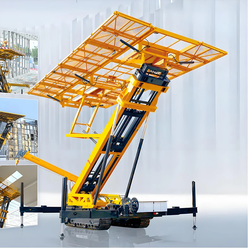Construction Roof Panel Lifting Machine for Steel Roofing Sheet Installation High Altitude Working Platform Equipment Use