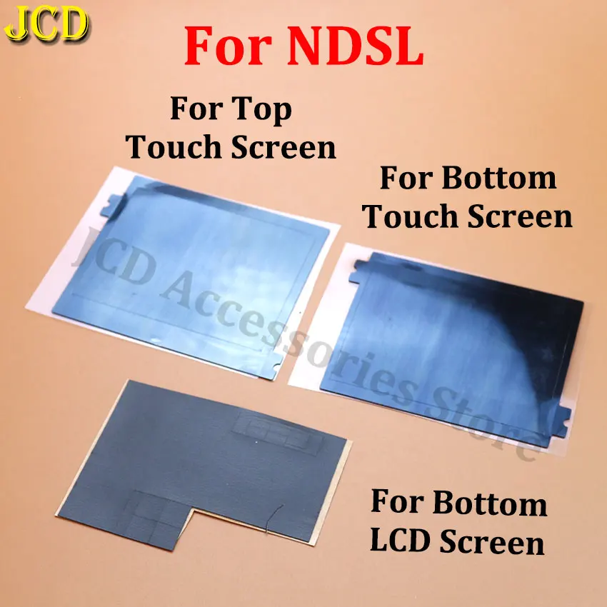 JCD 1piece Original New For NDS Lite Top Bottom Touch Screen Len Sponge Glue For NDSL Bottom LCD Display Back Glue