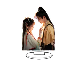Ding Yuxi Yu Shuxin 12cm Stand Up Korean TV Love Game in Eastern Fantasy Drama Stills Humanoid Stop Sign Desktop Decor Ornaments