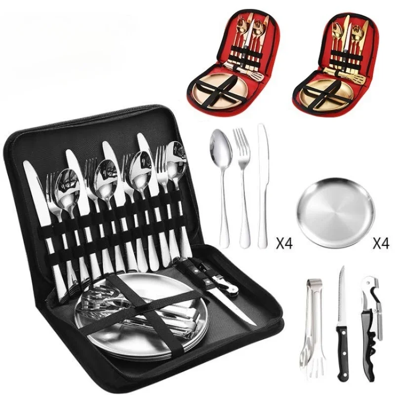 juego-de-cubiertos-de-acero-inoxidable-para-exteriores-de-10-20-piezas-cuchillo-tenedor-cuchara-plato-para-camping-y-picnic-con-bolsa-de-lona-portatil
