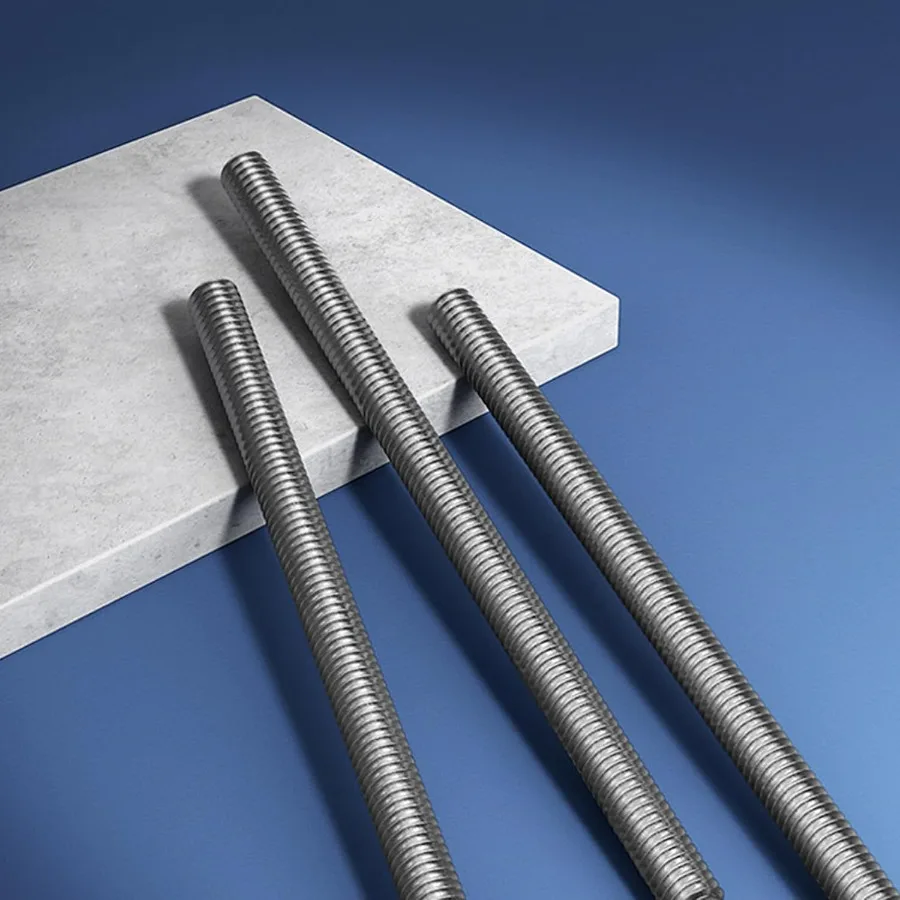 قضيب ملولب بالكامل M10 x 300 مللي متر 1.5 مللي متر الملعب 2 حزمة 304 الفولاذ المقاوم للصدأ اليد اليمنى الخيوط قضبان بار ترصيع للأثاث م