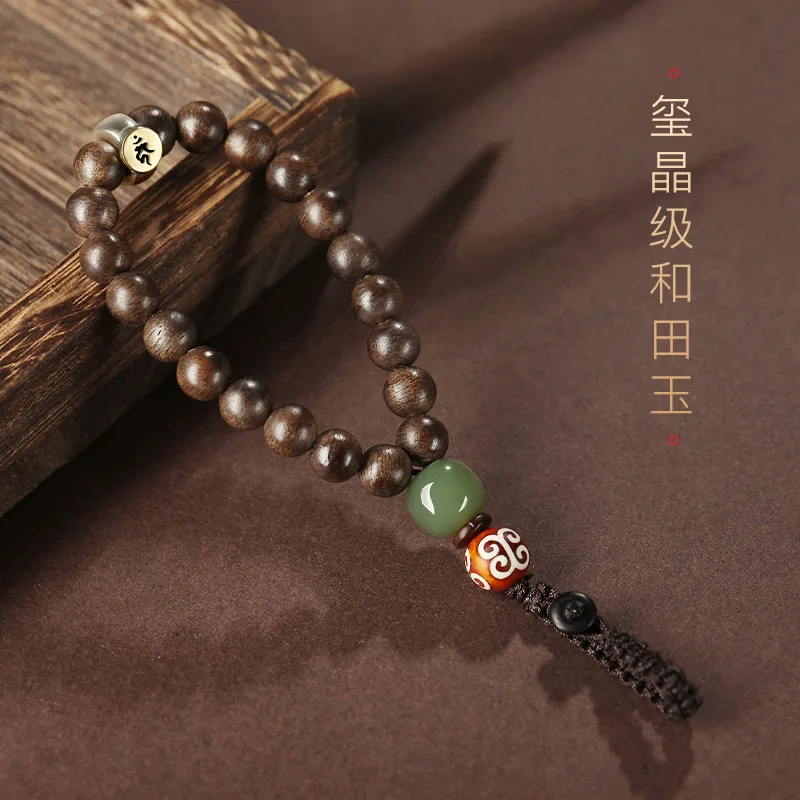 Hetian Jade Pendant With Twelve Signs And Buddha Of One'S Zodiac, Car Keychain Decoration