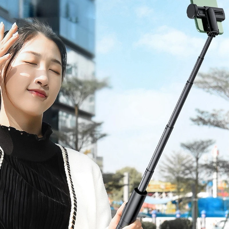 Selfie Stick Tripod Retractable Mobile Phone Selfie Stick With Wireless Remote Control Stable Tripod