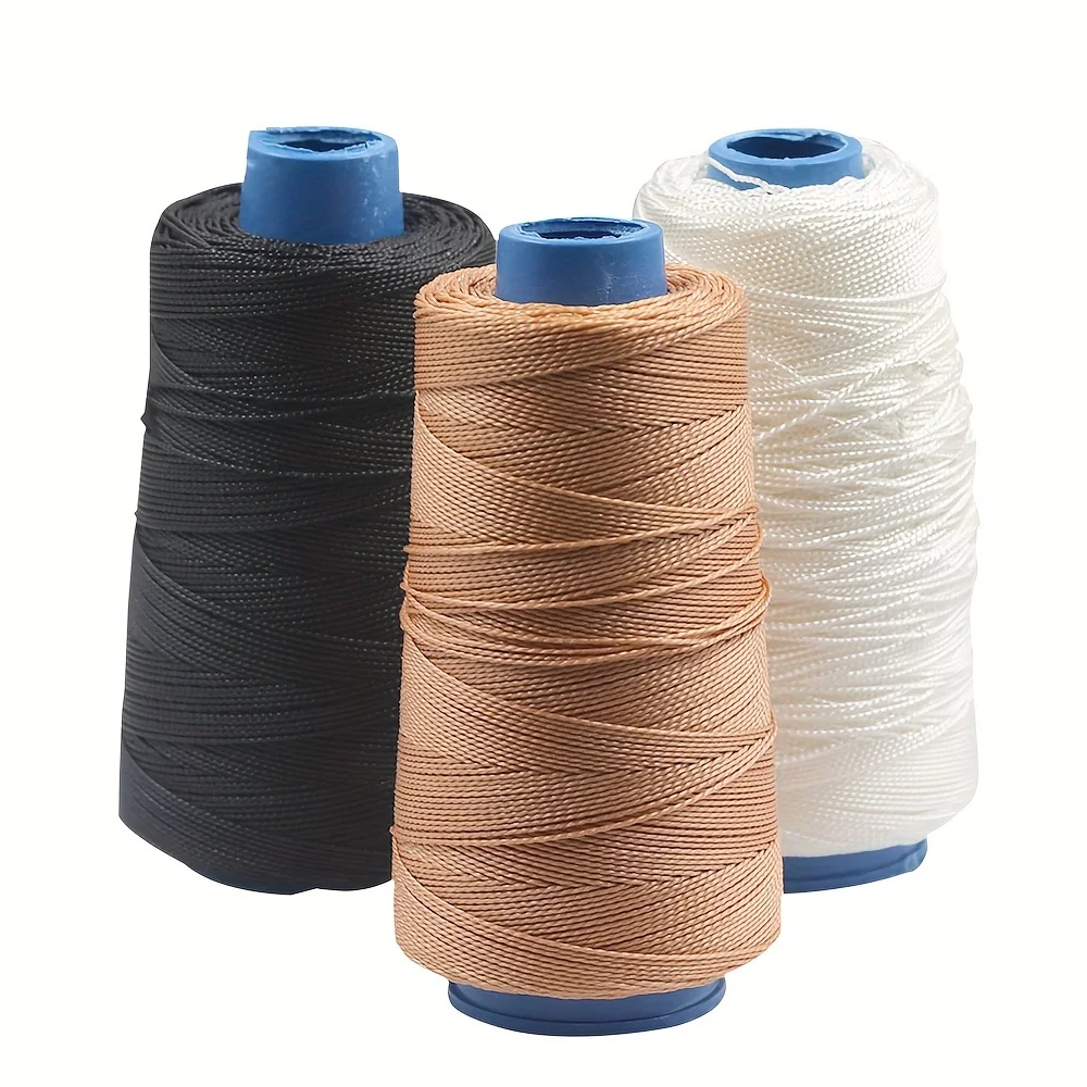 Sewing Threads 300M Durable Strong Nylon Leather Sewing Waxed Thread for Craft Repair Shoes Hand Stitching Sewing Tool