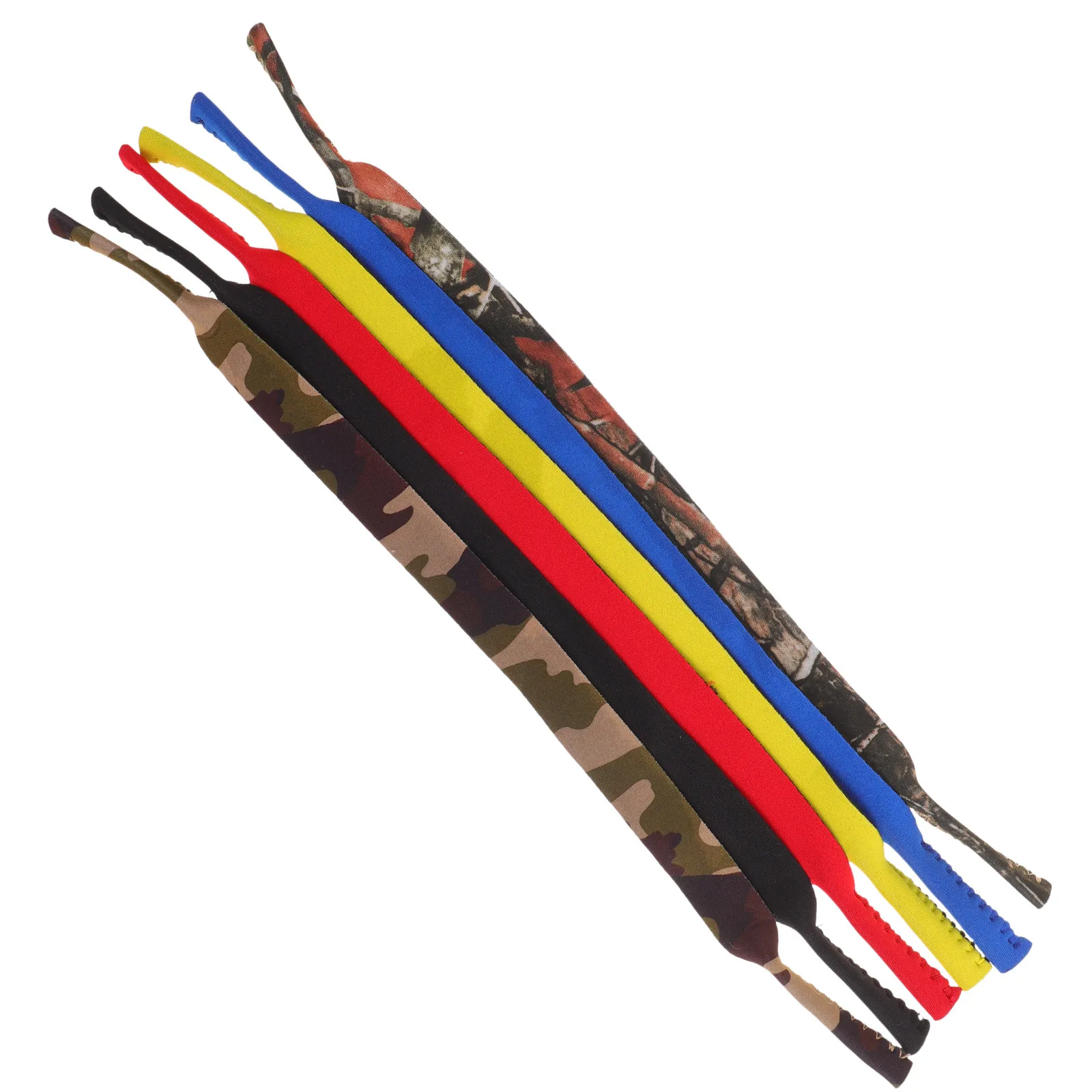 

6 шт. ремешков для спортивных очков: надежная фиксация, легкий и компактный дизайн, шнурок для очков для бега, пеших прогулок, плавания, путешествий