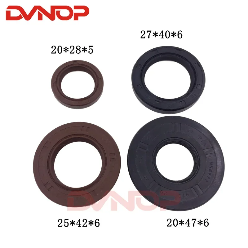 Motorcycle Full Complete Engine Oil Seal Rubber Gear Shaft Seal For Suzuki AN125 AN 125 125cc Oil Seal Spare Parts