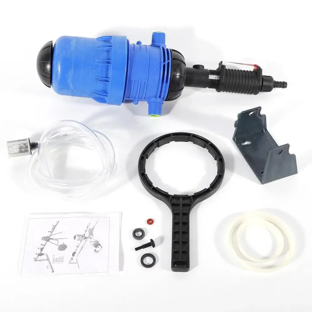 

Automatic Fertilizer Injector Water Powered Chemical Liquid Injector Dispenser 20-2500 L/h Garden Drip Irrigation Injector Pump