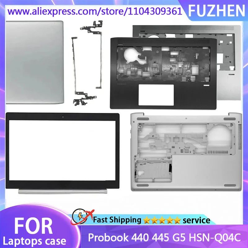 

NEW Cover For Probook 440 445 G5 zhan66 G1 X8B HSN-Q04C LCD Rear Cover/Front Frame/Palm Pad/Bottom Cover/hinge