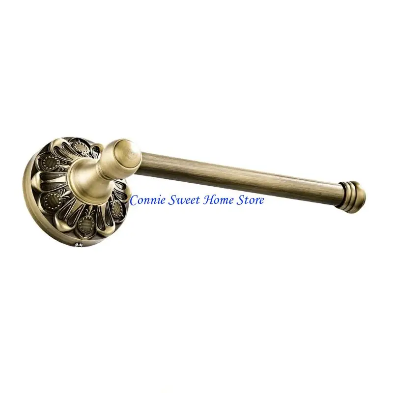 

LXAF Wall Mounted Toilet Paper Roll Holder Simple Metal Towel Rack Enduring