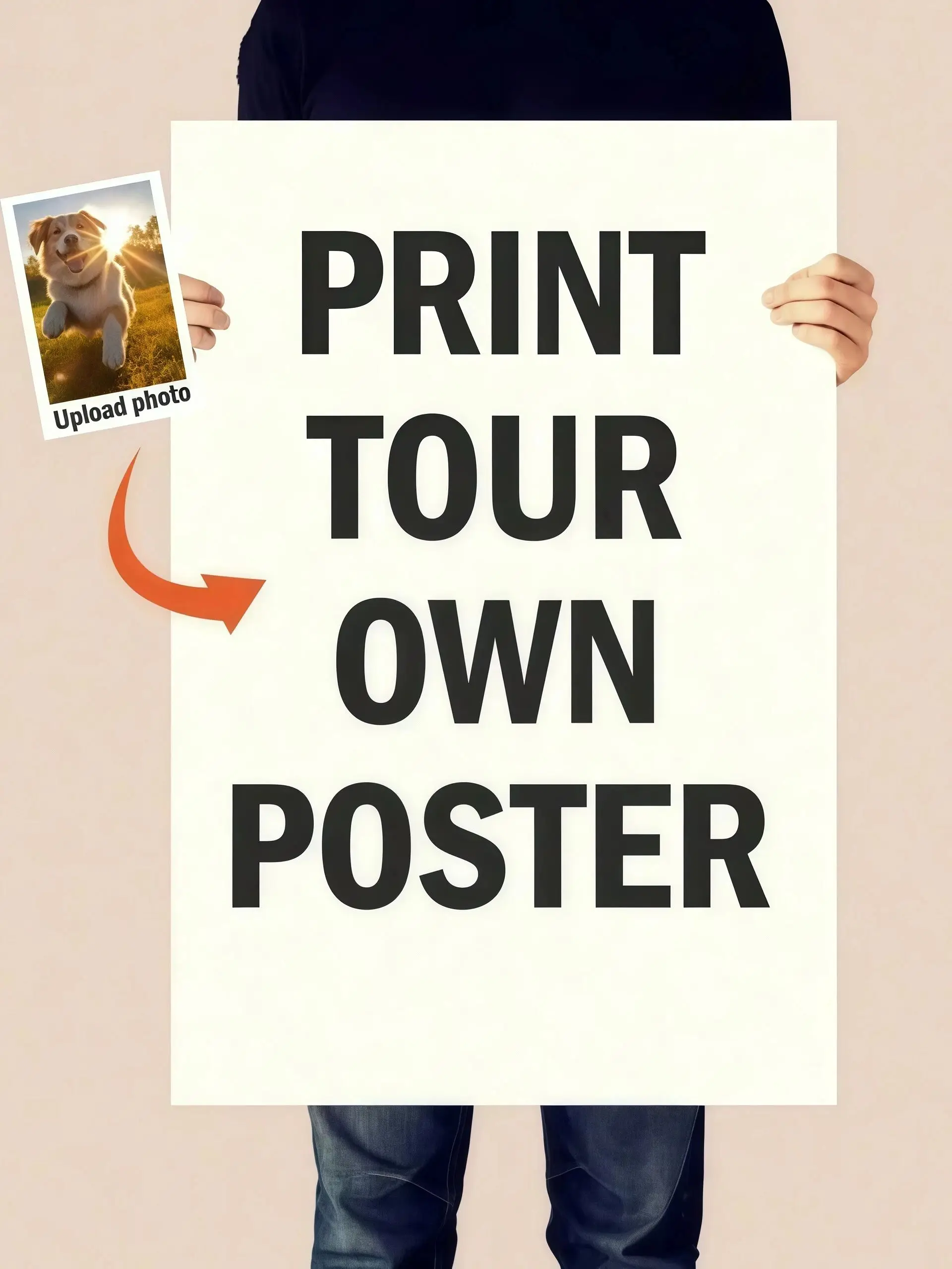 Op maat gemaakte herdenkingsfoto canvas met gepersonaliseerde afbeelding; decoratieve posters voor huisdieren, gezinnen en reisherinneringen