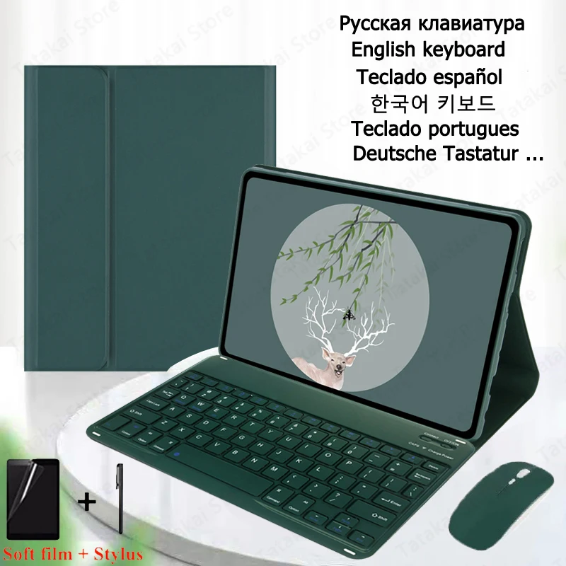 สำหรับ Lenovo Tab P11 Pro ทัชแพดแป้นพิมพ์กรณี Funda สำหรับ Lenovo Tab P11กรณี P11 Plus TB-J606F คีย์บอร์ด funda Teclado