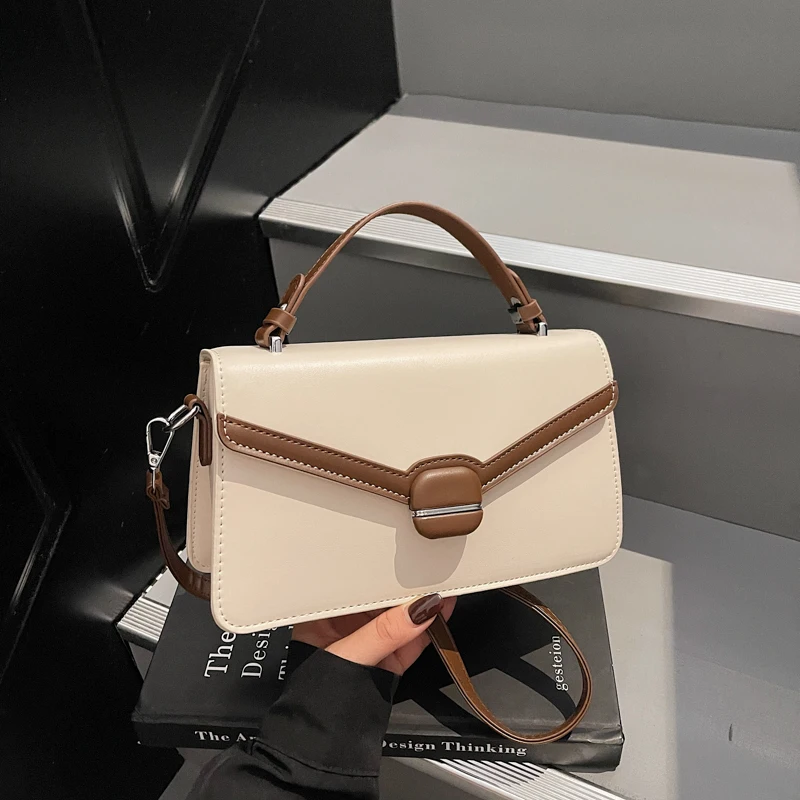 

Retro Handheld Versatile Bag for Women PU Leather 2025 New Fashionable Korean Small Square Bag Multi Functional Crossbody Bag