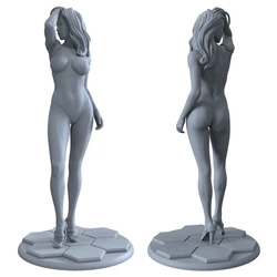 1/ 24 75mm 1/18 100mm Harz Modell schöne MÀdchen Figur Unpainted Farblose RW-242