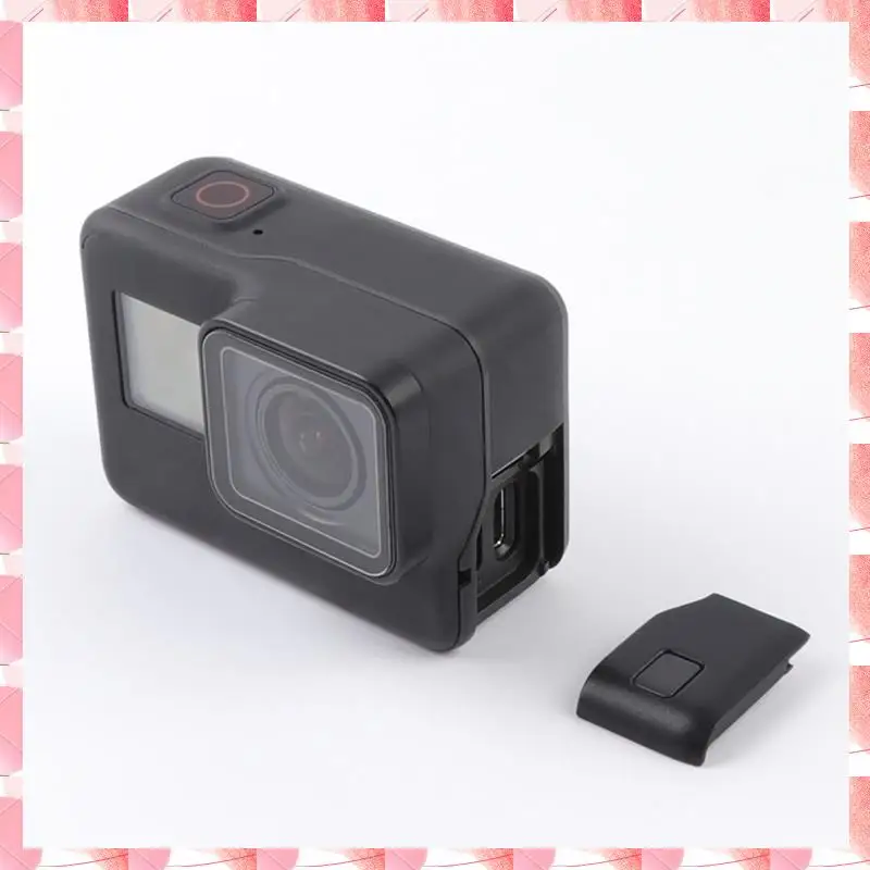 JAJA Camera Side Cover For Gopro Hero7 Black USB-C -Compatible Port Side Cover Camera Parts Waterproof Dustproof