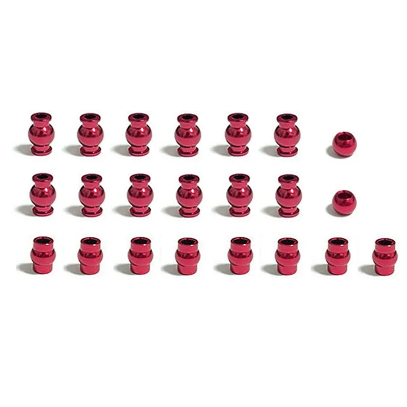 

Complete 132Pcs Aluminum Alloy Pivot Ball Head Set For Arrma 1/10 4X4 Granite Big Rock Senton Typhon Upgrade Parts