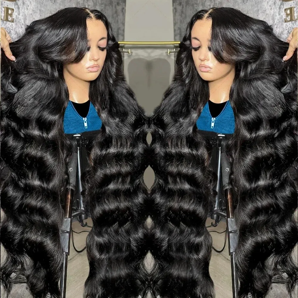 200 Density 30 Inch Body Wave Lace Frontal Human Hair Wig 13x4 13x6 Lace Front Wig HD Transparent PrePlucked For Black Women