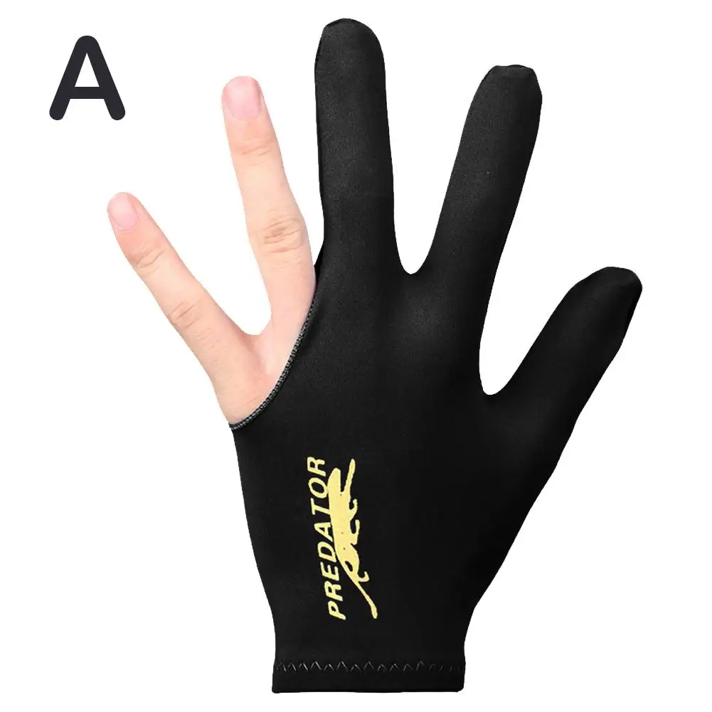 Hochwertiger Snooker-Billard-Queue-Handschuh, Pool, linke Hand, offen, drei Finger, Fitness-Zubehör für Männer und Frauen, einteiliger Handschuh – Detail 5