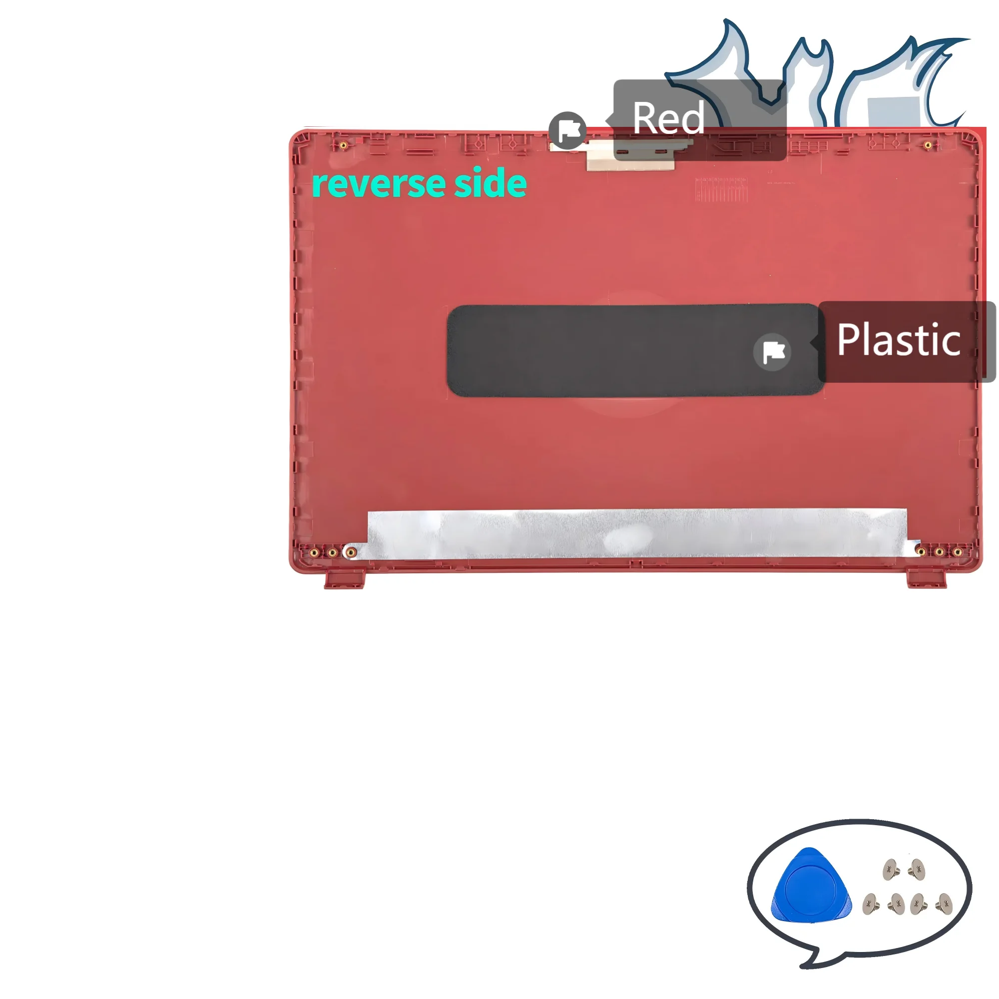 

Laptop Top Case For Aspire 3 A315-42 A315-54 42G/54K/56 N19C1 LCD Back Cover Front Bezel Hinges Replace Black/Gray/Blue/Red