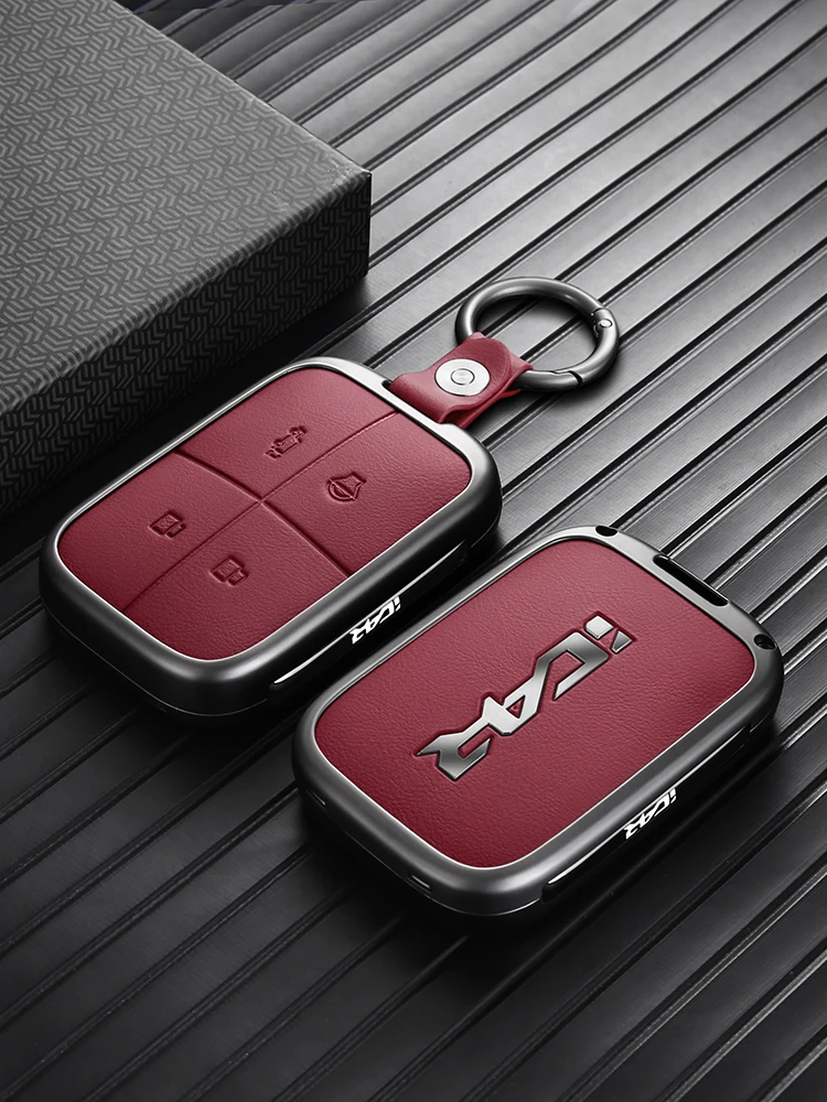 Autoschlüssel-Schutzhülle für Chery ICAUR V23 Universelle Premium-Zinklegierung Schlüsselanhänger-Hülle Vollständiger Schutz Langlebig Stoßfest Zubehör – Detail 8