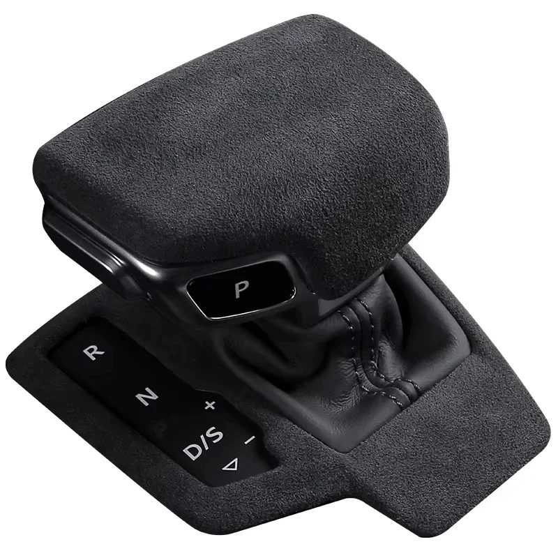 Interni auto in pelle scamosciata Modanature sovrapposte Pannelli Console Cruscotto Bracciolo Coperchio Borsette Leva del cambio Copertura per Audi A4L A4 B9 A5 S4 S5