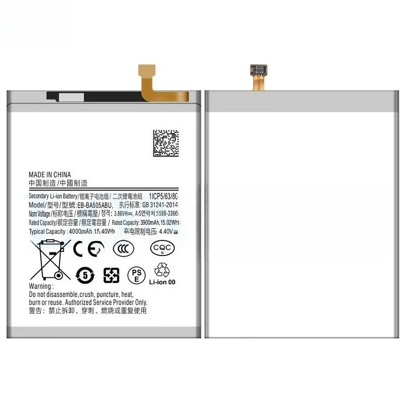 Suitable for Samsung Galaxy A50/A30/A30S/A307/A50S/A20/M10S/A507 battery EB-BA217ABY mobile phone battery,free tool 3.8V 4000mAh