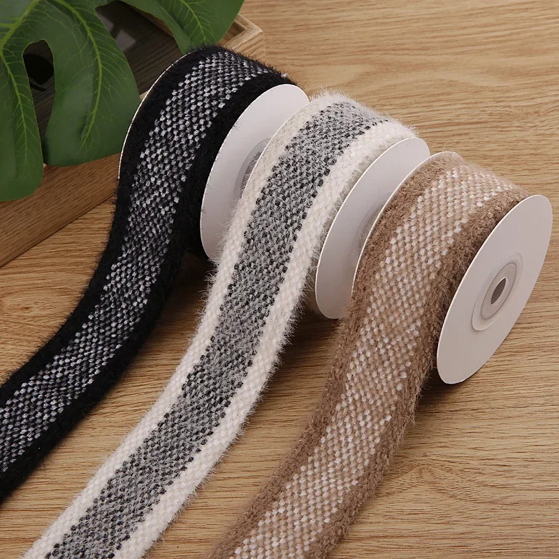 25mm 40mm Velvet Knit Ribbons for DIY Hair Bows Crafts Handmade Accessories Clothing Footwear Hat Materials