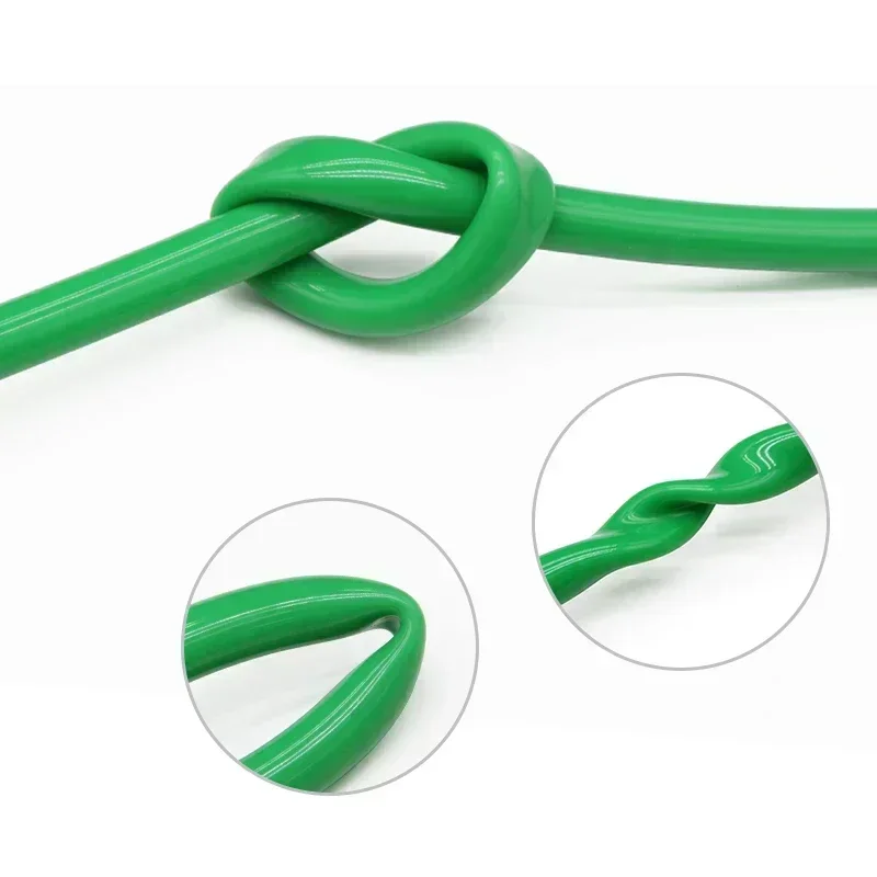 Tubo de borracha de silicone do produto comestível, Nontoxic, flexível, jardim, aquário, ar, mangueira de água, identificação da tubulação 0.5-32mm, OD 1-38mm, verde, 1 m, 5 m, 10m