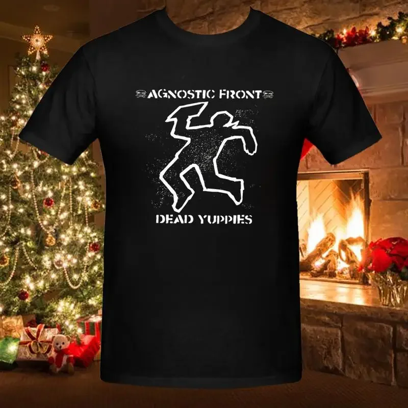 Agnostic Front Dead Yuppies  Black t men GifT Shirt AH1183