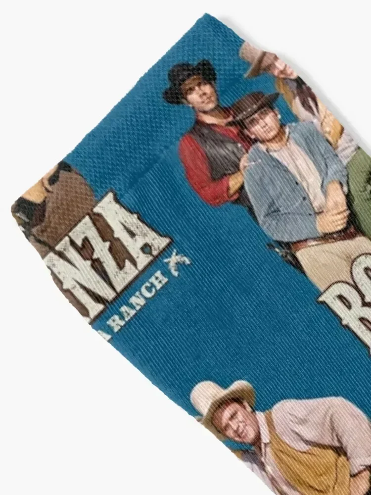 BONANZA / PONDEROSA RANCH Socks winter gifts halloween Antiskid soccer man Women Socks Men's