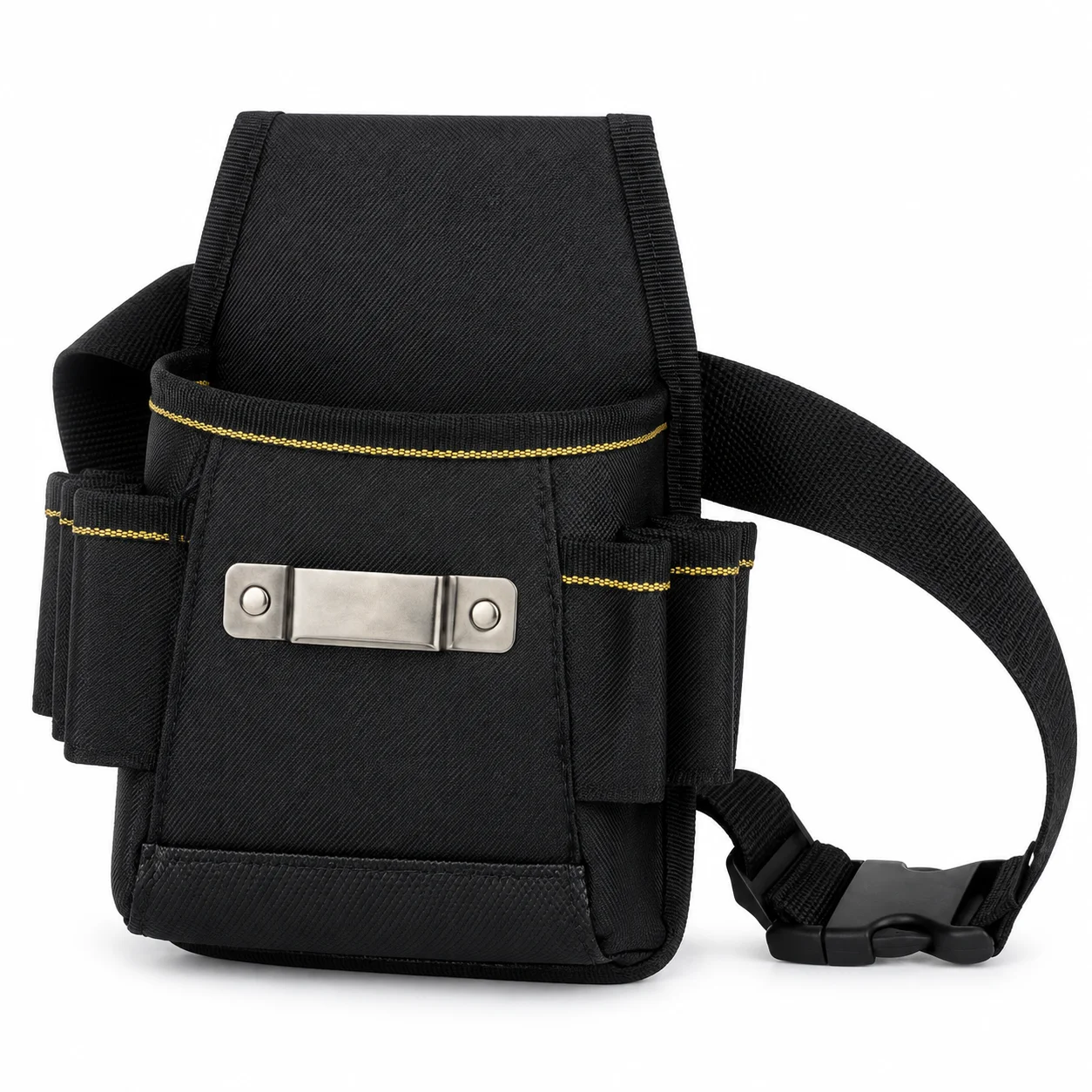 Multi Pocket Utility Tool Belt Pouch, Adjustable Heavy Duty Waist Bag for Electricians Carpenters Gardeners Construction Work