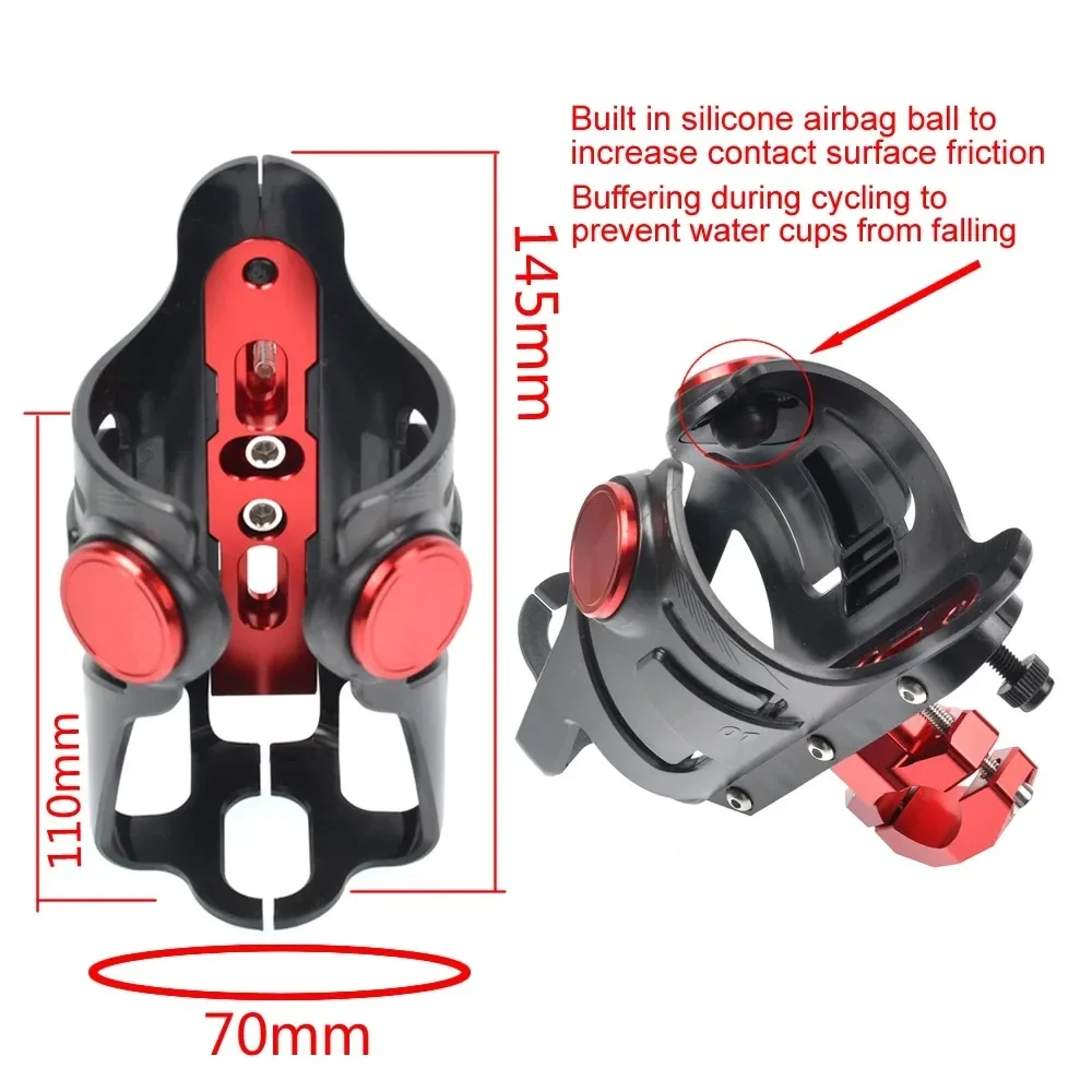 Dla Cfmoto 800MT 650NK 400GT 400NK 450NK 250NK 450SR 250SR kierownica motocykla zderzak butelka na napoje uchwyt na kubek