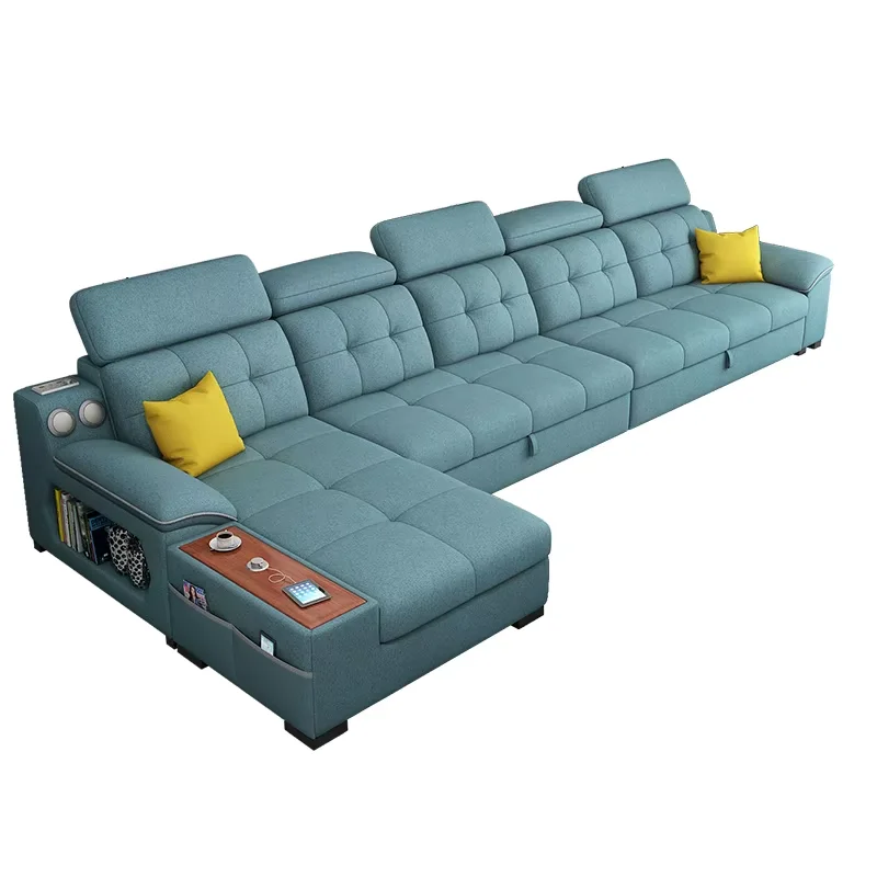 Foam Comfortable Soft Couches Simple USB Designer Foldable Puffs Sofa Bed Lazy Modern Speaker Divano Moderno Home Furniture