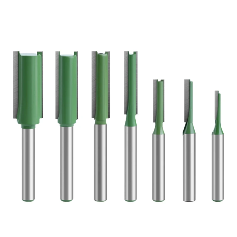 Công cụ cắt phay 1/4 inch cho gỗ Máy cắt chế biến gỗ Sợi nhựa cứng M4YD