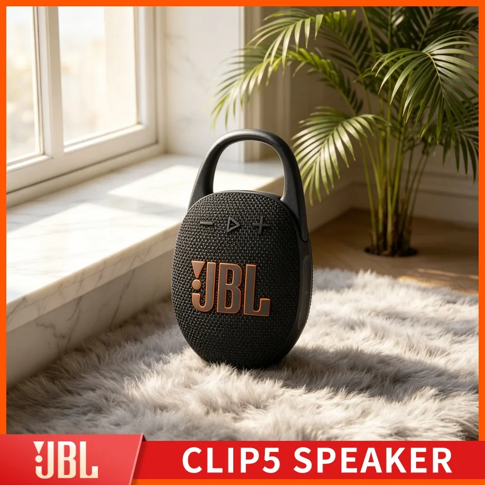 Vanilla Bog Pure Sound JBL CLIP5 RGB Waterproof Handsfree Bluetooth Speaker IP67 Dustproof Stereo TF Card USB Boysenberry Audio