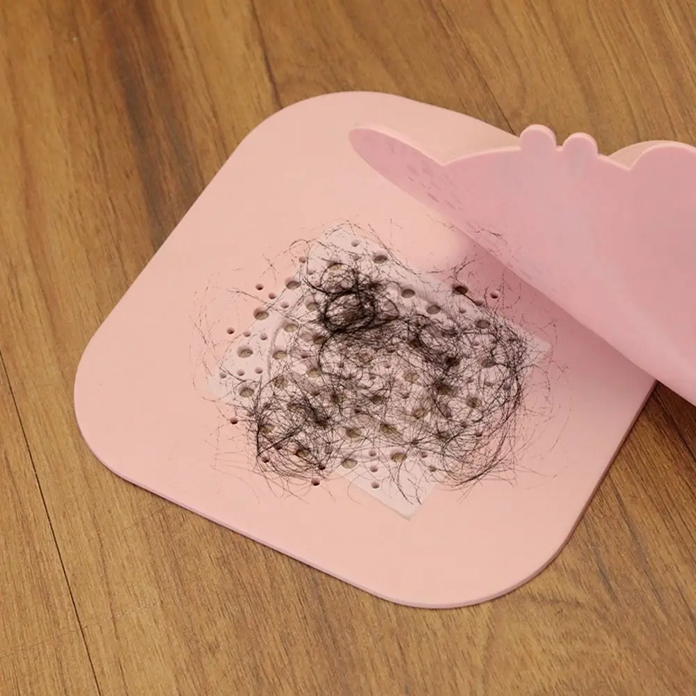 Silicone Sewer Floor Drain Cover Cartoon Cat Anti Odor Shower Drain Cover Anti-blocking Anti-insect Floor Drain Pad