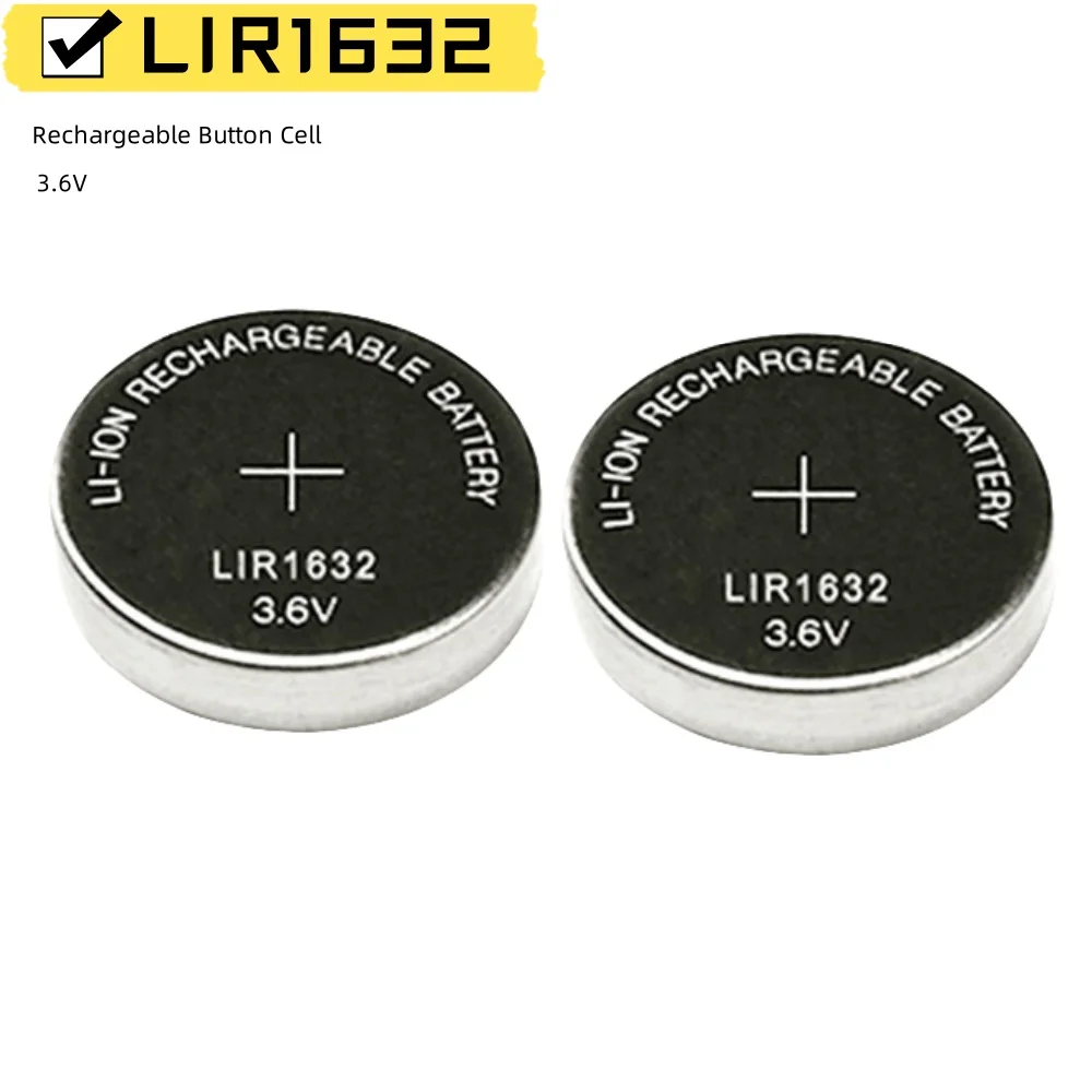 1-5Pcs LIR1632 3.6V…