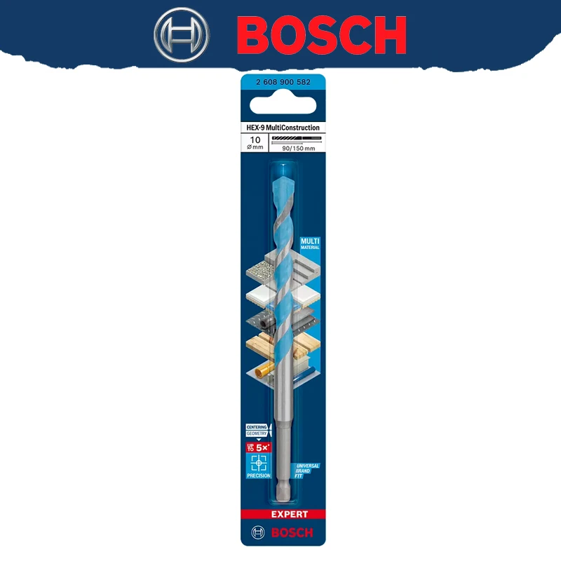 BOSCH EXPERT HEX-9 multifunctionele boor voor zachte betontegels Spiraalboor met hoge hardheid 2608900569 2608900574