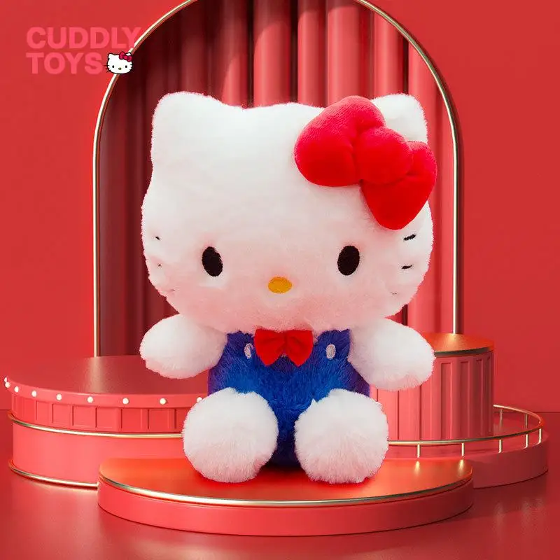 

Kawaii Sanrio, Hello Kitty плюшевые игрушки куклы аниме мультфильм девушка сердце Симпатичные мягкие хлопковые подушки декор комнаты куклы для девочек Подарки
