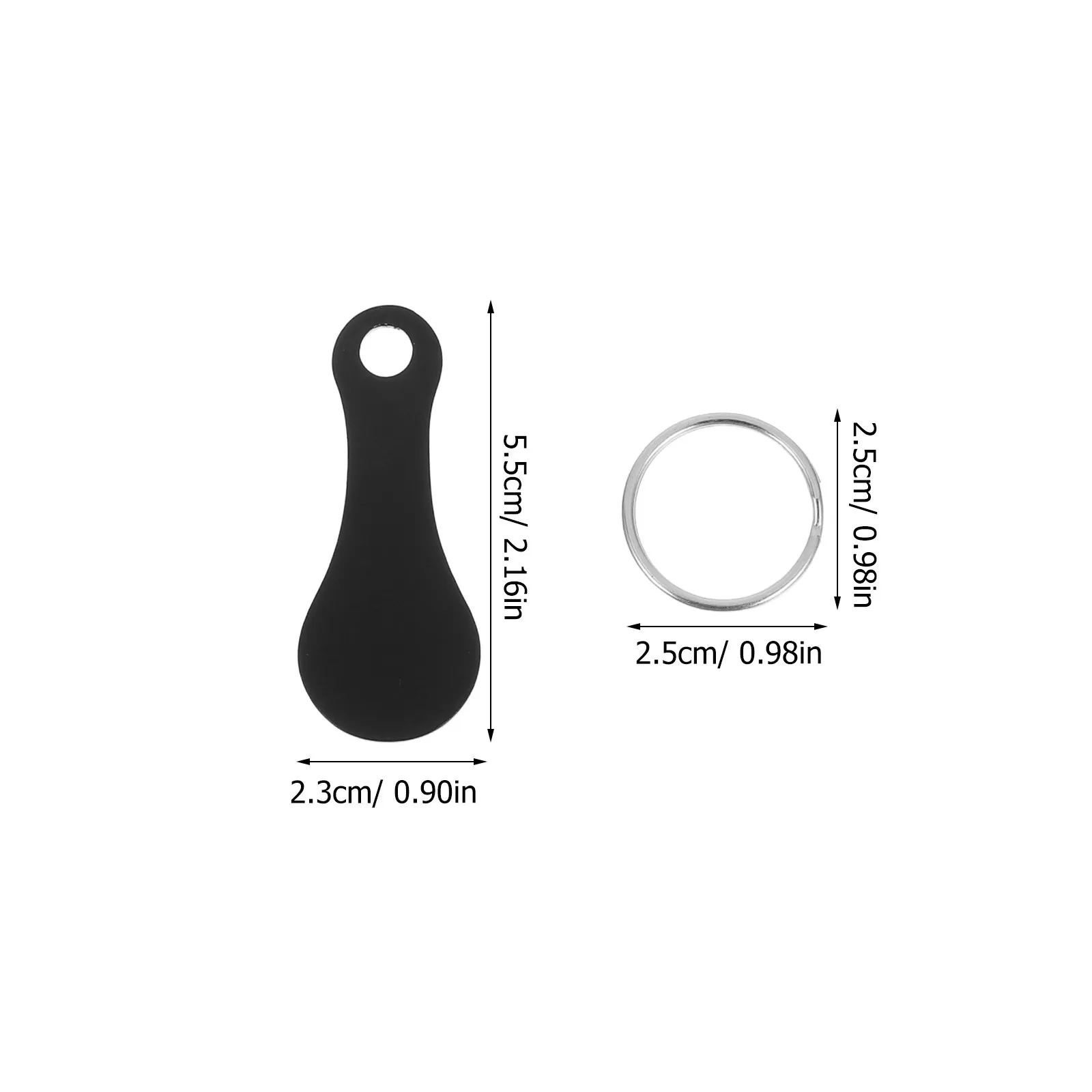 6Pcs Metal Shopping Trolley Keyring Stainless Steel Trolley Token Keychain Easy Insert Pull Design for Supermarket Cart Release