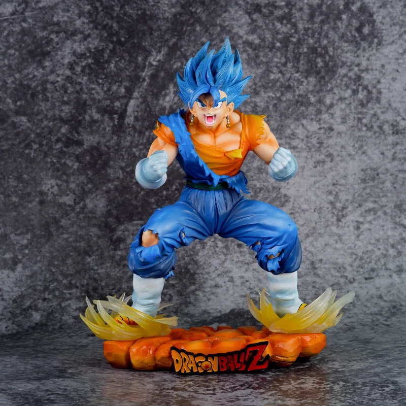 Vegetto Dragon Ball GK Son Goku PVC 26.5cm Action Figures Model Collection Figurine Super Saiyan Vegeta Toys for Childrens