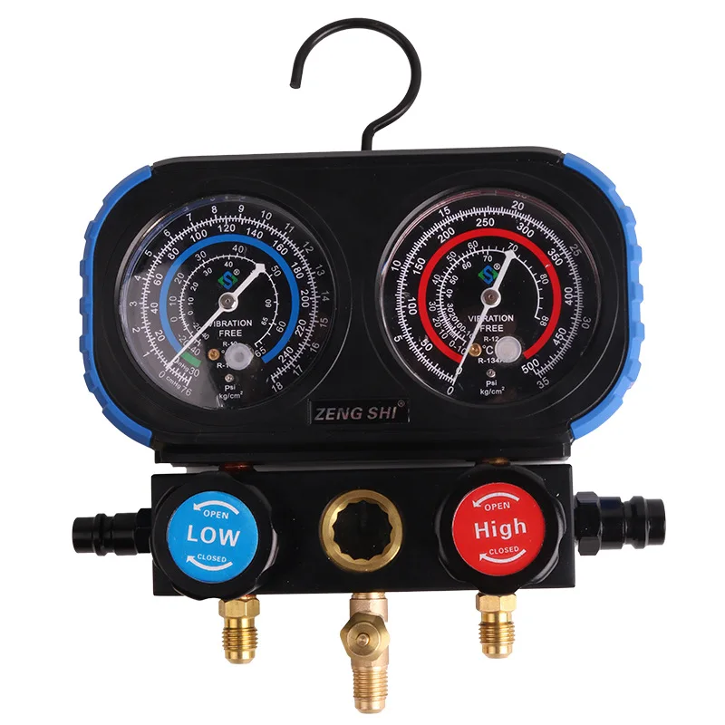 Special Refrigerant Car Air Conditioning Pressure Gauge Double Gauge Valve Fluorine Refrigeration Maintenance Kit