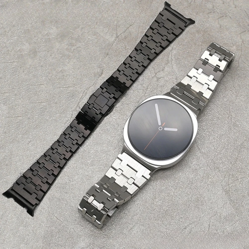 

Ремешок без зазоров для Samsung Galaxy Watch 8/8classic, роскошный металлический браслет из нержавеющей стали для SAMSUNG Galaxy Ultra 2025, ремешок