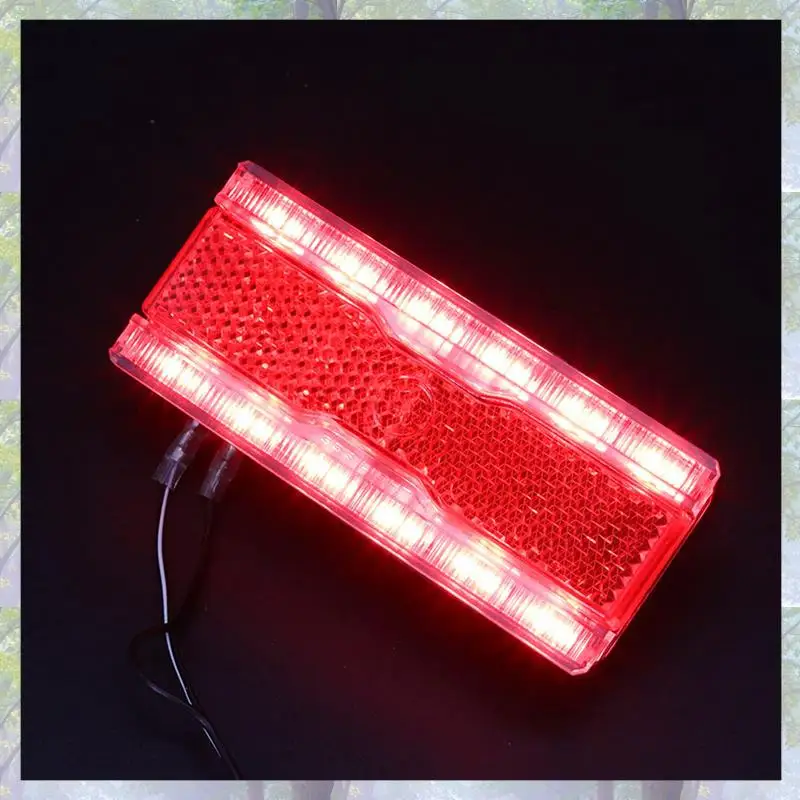 2X Bike Dynamo Rücklicht Mit Parkplatz Licht AC 6V 0,5 W LED Rücklicht Fit 50Mm montieren Loch Fahrrad Rack Träger Lampe