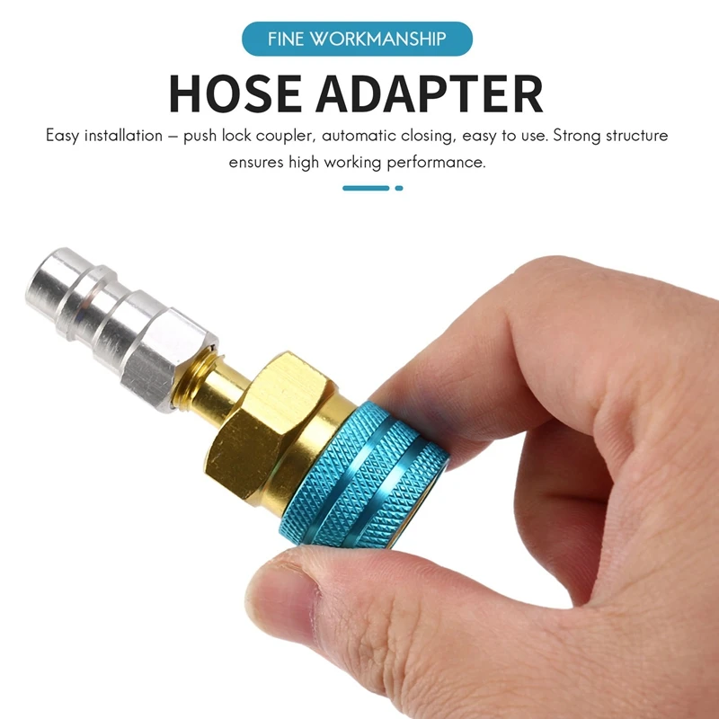 R1234Yf do R134A niskie boczne szybkozłącze, R12 do R134A złączka do węża złącze do klimatyzacji samochodowej ładowanie Ac