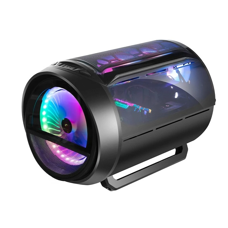 

Vitality chassis MATX different round, horizontal computer host box, panoramic side penetration