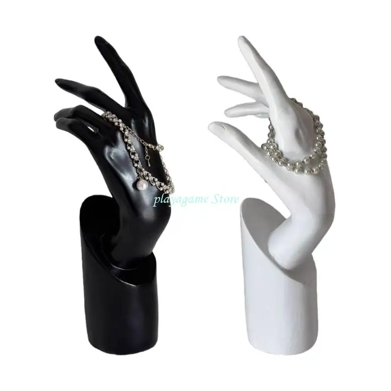 

Y88A Sturdy Resin Hand Model Accessory for Jewelry Store Window Necklace Display